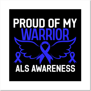 Als Awareness Proud of My Warrior Posters and Art